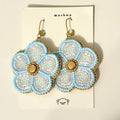 blue florals
