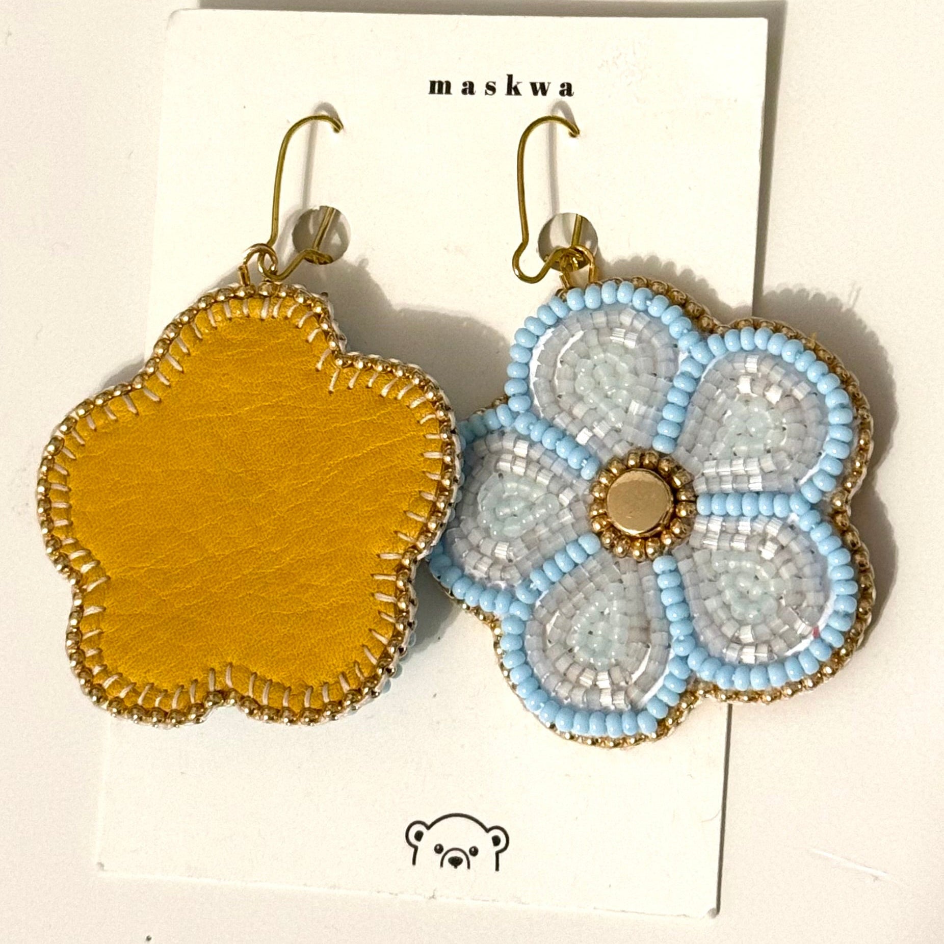 blue florals