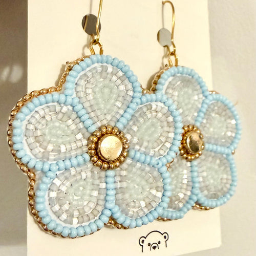 blue florals